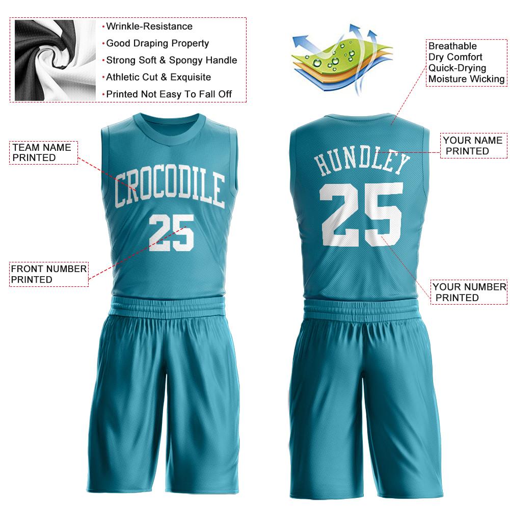 Custom Light Green White Classic Sets Basketball Jersey